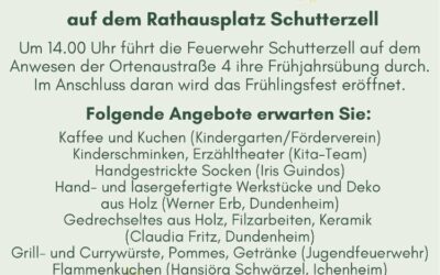 Frühjahrsübung + Frühlingsfest