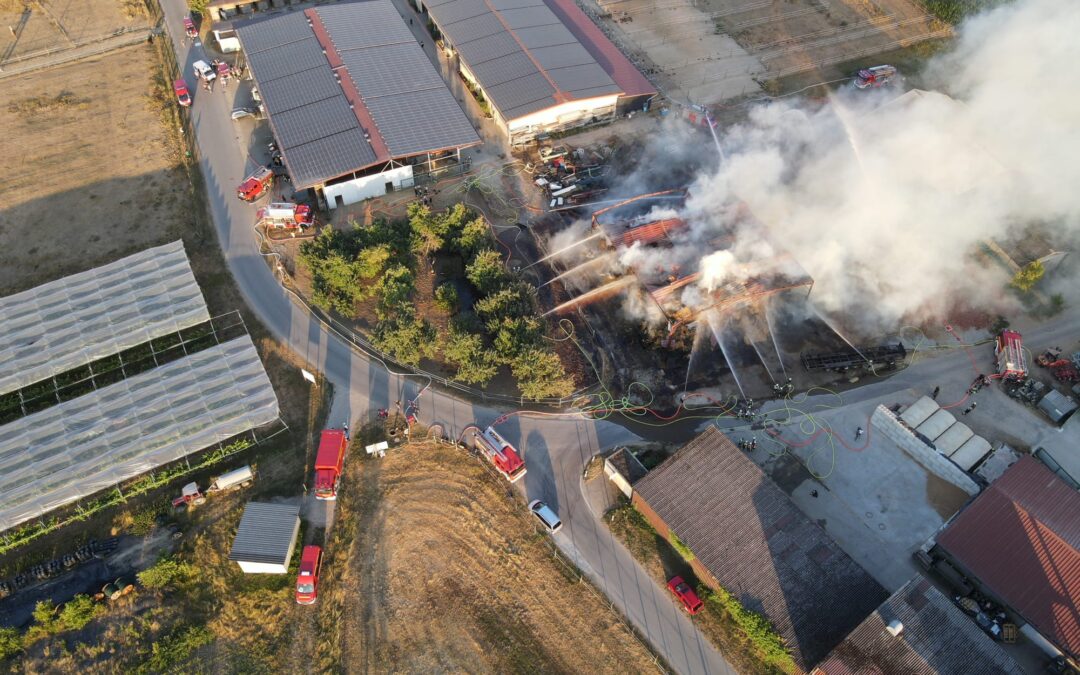 B 3.1 – Brand 3 Lagerhalle brennt